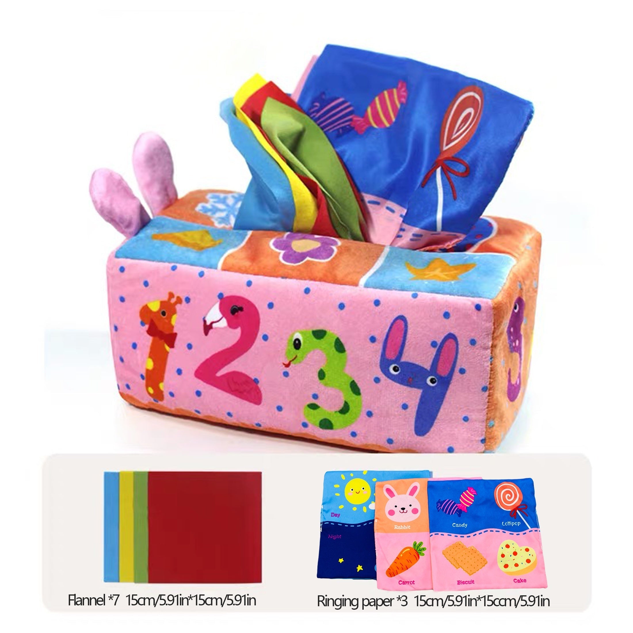 Baby Pull Toy for Infants 0-3 Years Durable Tear-Resistant Polyester Gift for Halloween Christmas