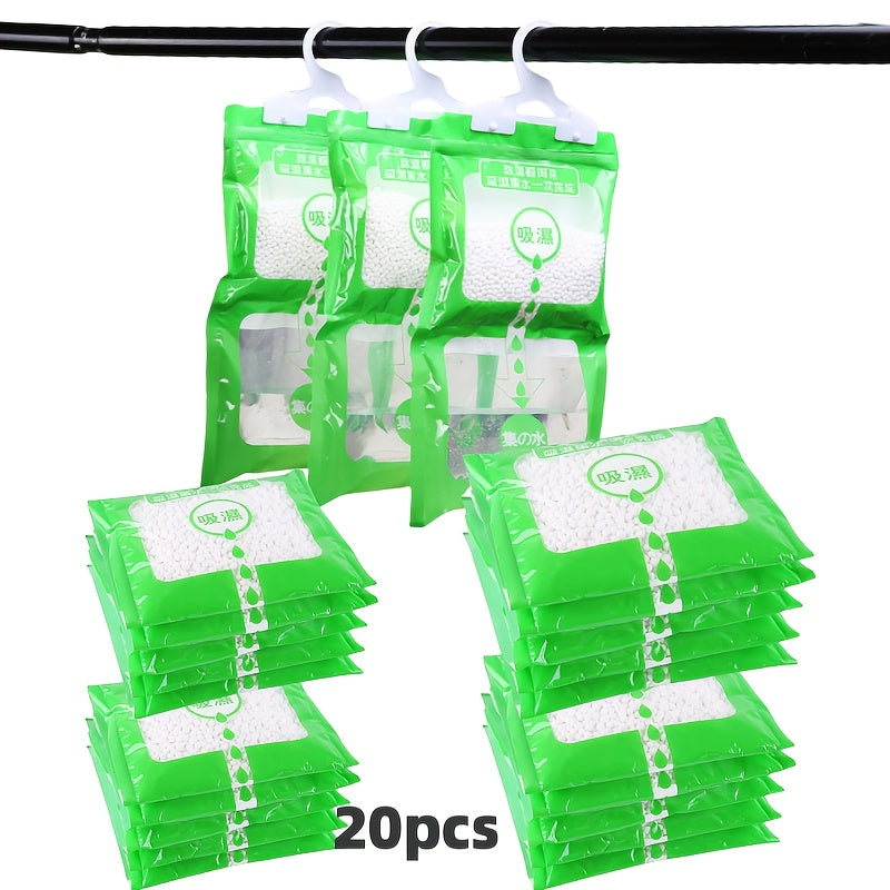 Dehumidifier Bags for Wardrobes Closets and Homes Non-Toxic Odor Eliminating Pack of 4