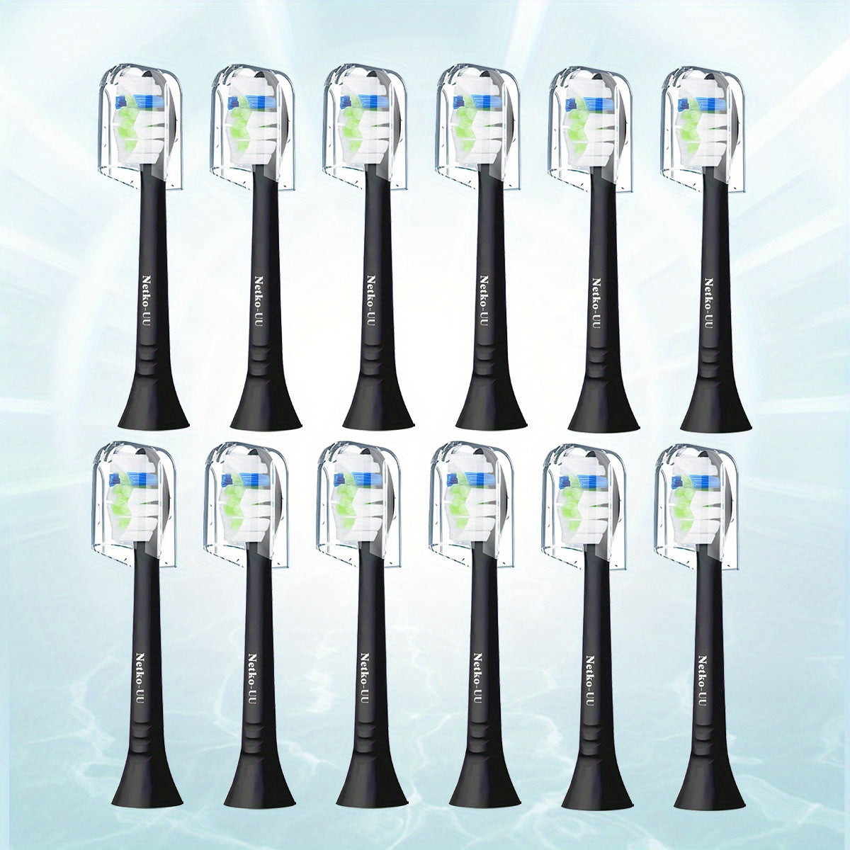 cabezales de cepillos de dientes de repuesto para cepillos de dientes eléctricos, compatibles, blanco