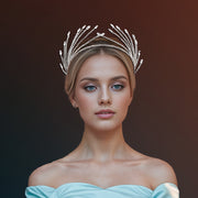 Toʻylar va maxsus tadbirlar uchun rhinestone toʻy tiara soch aksessuari