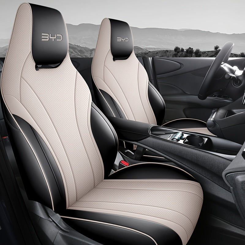 Universal Car Seat Covers Set for 5-Seater Vehicles with Foam Padding