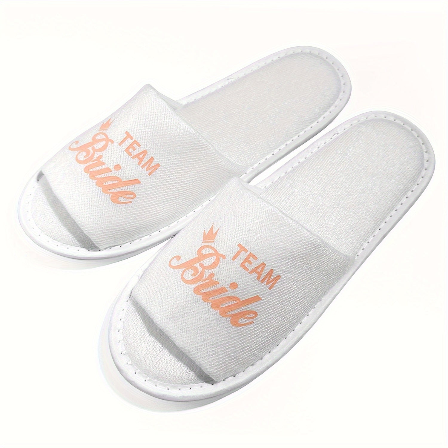 Women's Open-Toe Soft Sole Cozy Slippers for Wedding Party