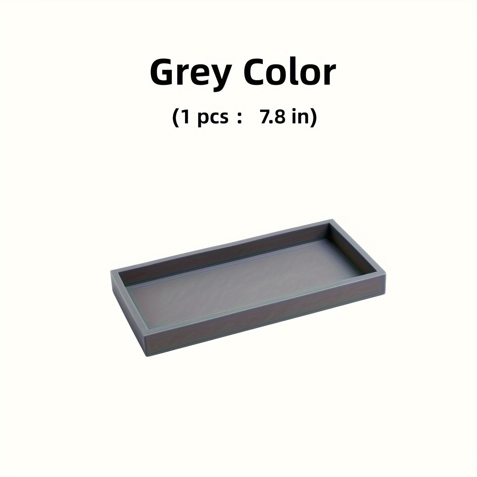 Набор из 2 ударопрочных силиконовых подносов для кухни и ванной