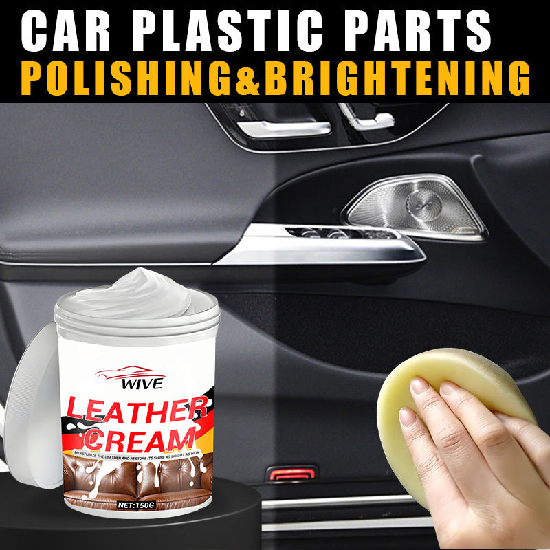 Leather Care Cream for Sofas Shoes and Jackets 150g Conditioning Restoring