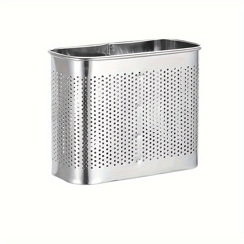Rust-Resistant Stainless Steel Utensil Holder for Kitchen Cutlery and Chopsticks