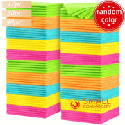 Microfiber Cleaning Cloths Set 40 Pieces Kitchen and Household Rags in Assorted Colors