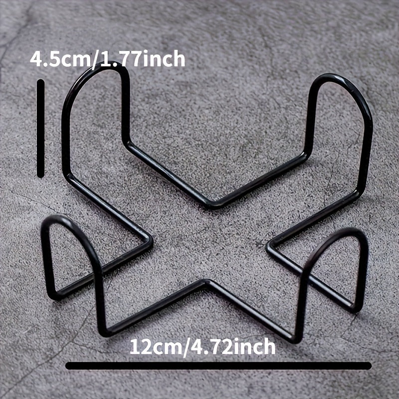 Metal Coaster Holder for 4-6 Coasters with Ceramic and Iron Frame Bathroom Organizer or Utility Rack