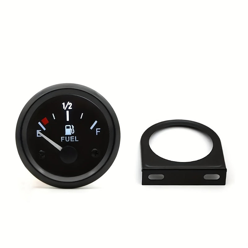 Automotive 52mm Water Temperature Gauge Black Shell 12V Car Meter Sensor