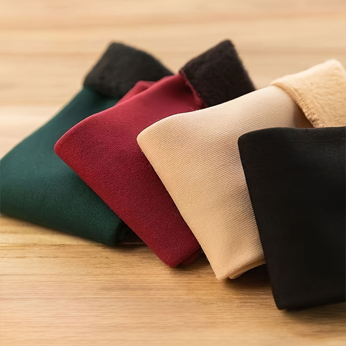 Women's Mid-Calf Snow Socks with Slip-Resistant Grip and Velvet Terry Cloth