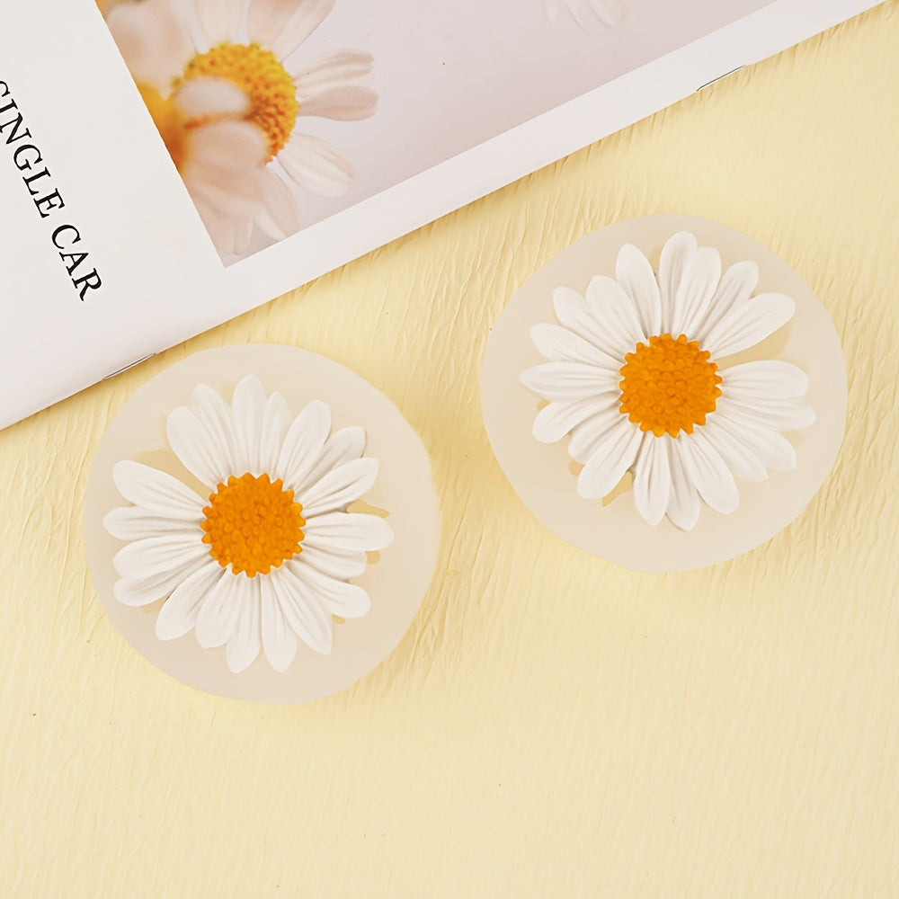 Silicone Mold Daisy Sunflower Design for Aromatherapy Candles and Baking