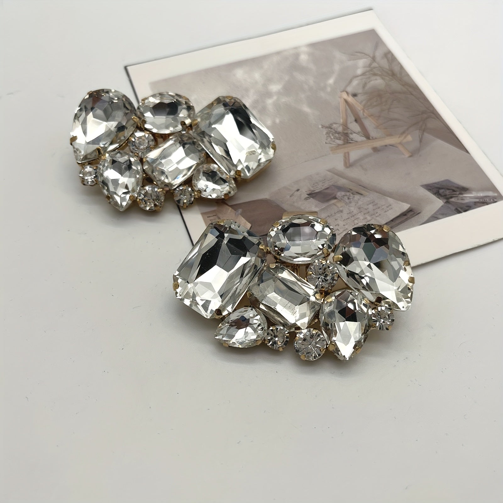 Women's Shoe Flower Jewelry Detachable Clip On Multi-Color Blossom for Heels Sandals