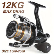Limited Edition Spinning Fishing Reel 1000-7000 Aluminum Alloy Ambidextrous 5.2:1 Gear