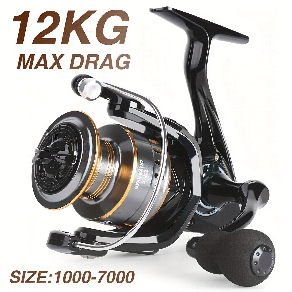 Limited Edition Spinning Fishing Reel 1000-7000 Aluminum Alloy Ambidextrous 5.2:1 Gear