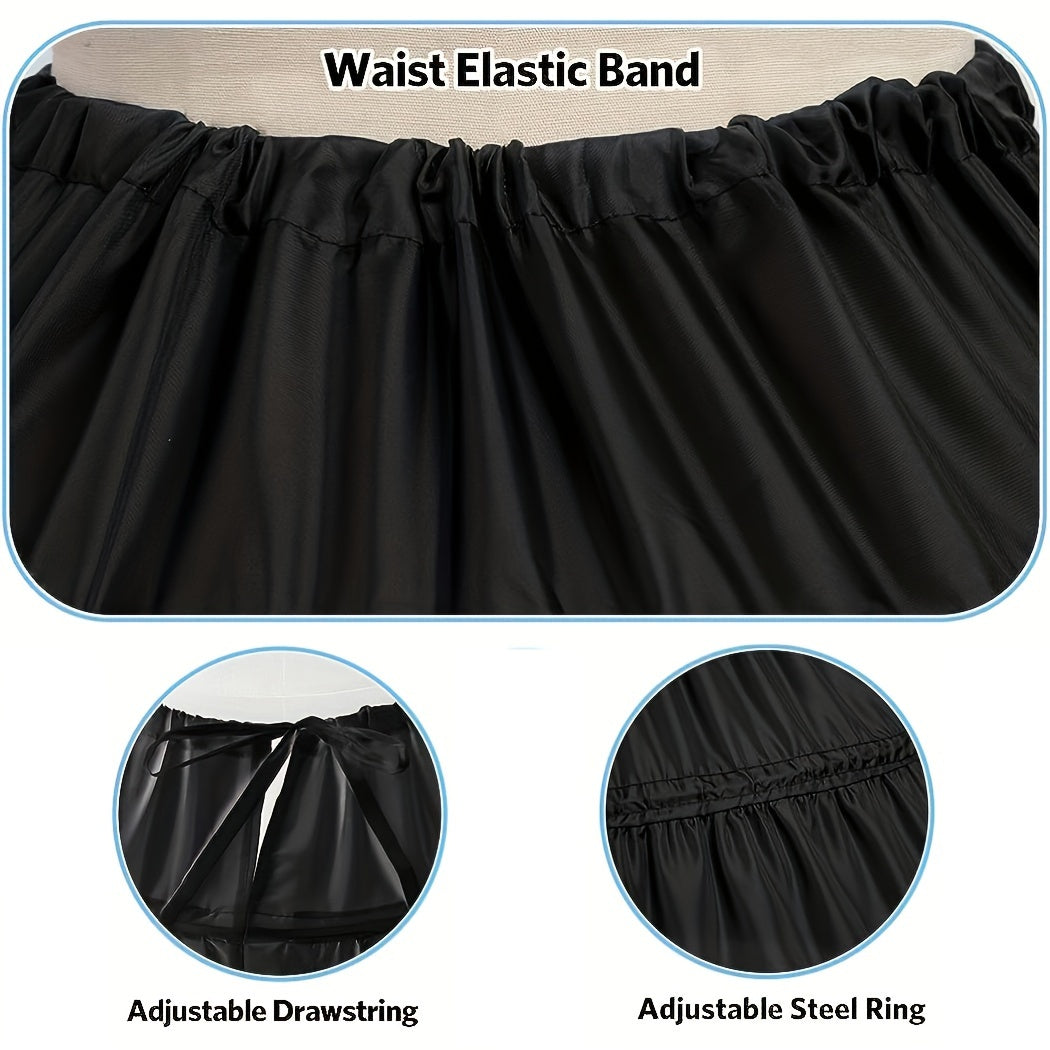 Large Crinoline Dress with 6 Hoops Petticoat for Bridal Wedding Halloween Cosplay Princess