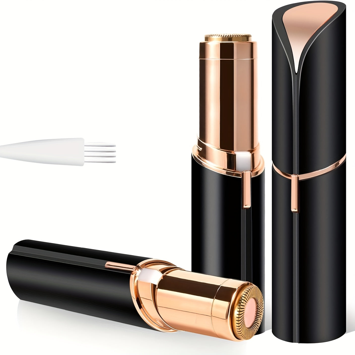 Removedor de vello facial para mujeres mini eléctrico sin dolor con luz LED