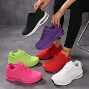 Women's Breathable Mesh Casual Sneakers with Air Cushion and Low Top