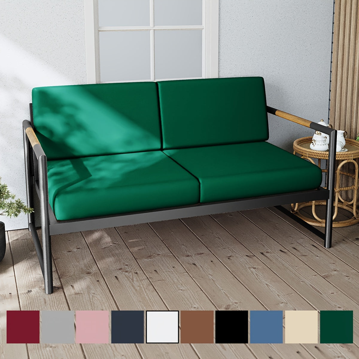 Водонепроницаемый чехол для уличной подушки из молочного волокна для садовой мебели на веранде