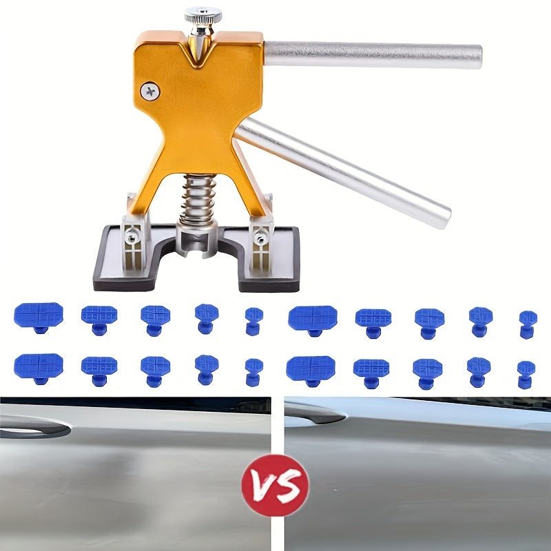 Набор инструментов для устранения вмятин на кузове автомобиля без покраски