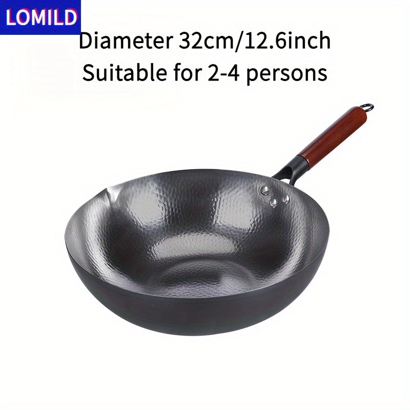 LOMILD - Универсальная антипригарная сковорода для жарки в домашних условиях с узором в виде рыбьей чешуи, подходящая для индукционных плит. Идеальна для различных методов приготовления и отлично подходит в качестве подарка.