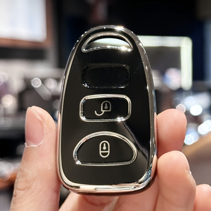 Universal TPU Key Fob Cover for 2-Button Remote Key Shells