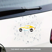 4pcs Creative Simple Vinyl Bumper Stickers Car Decal Decorative Accessories