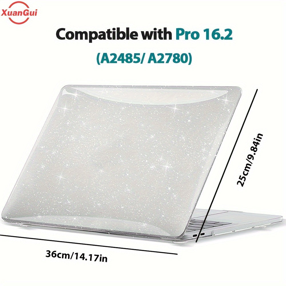 Glitter Star Waterproof Hard Shell Laptop Case for MacBook Models