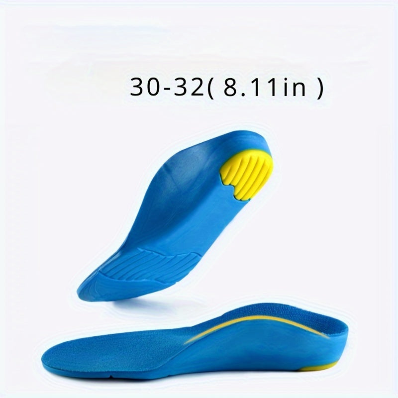 Children's Orthopedic Insoles Arch Support Shock Absorbing PU Flat Foot High Arch