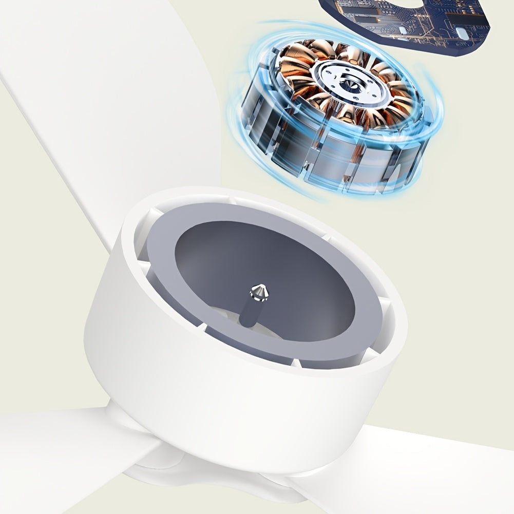 Rechargeable Camping Fan with Remote Control, Detachable Tripod, Hanging Hook