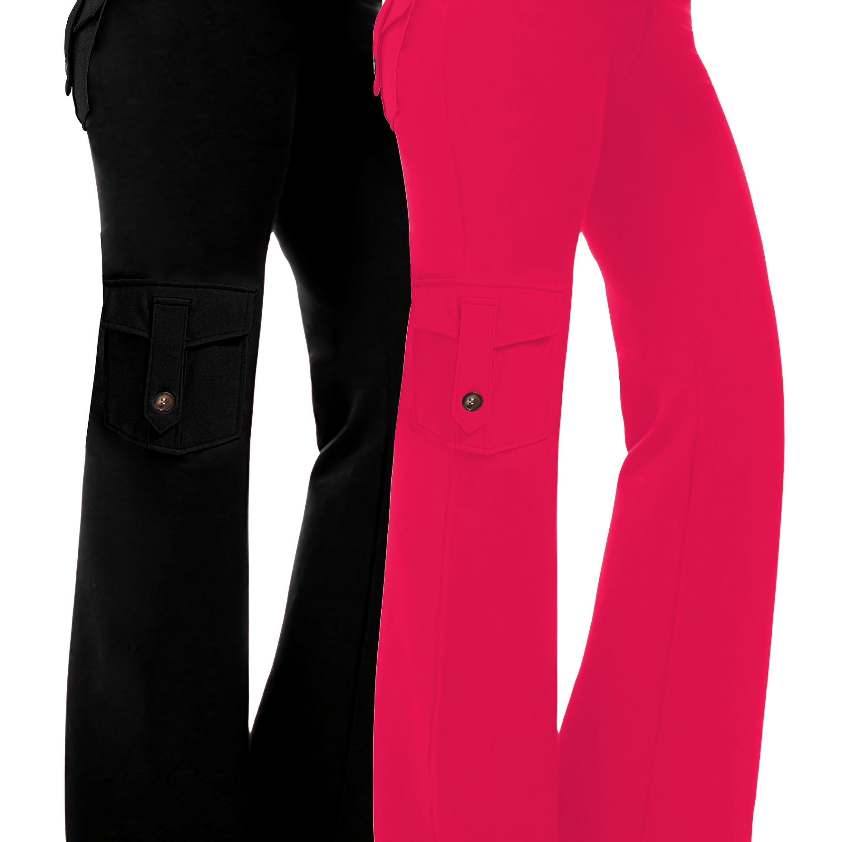 Women Plus Size Wide-Leg Yoga Pants High Waist Loose Sports Pants
