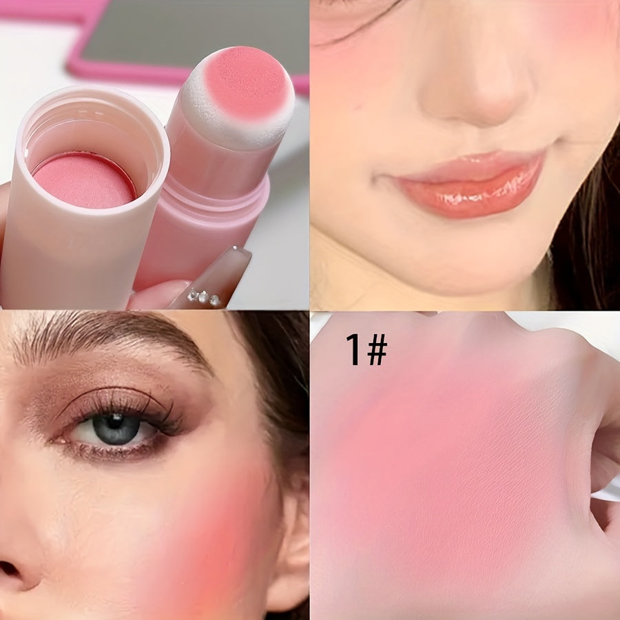 Women Waterproof Matte Blush Stick Long-Lasting Natural