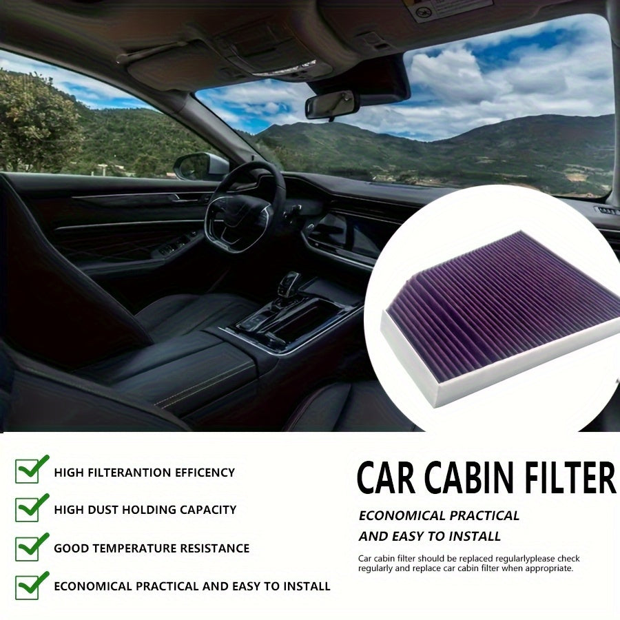 Premium Activated Carbon Cabin Air Filter for Tesla Model X High Efficiency Replacement
