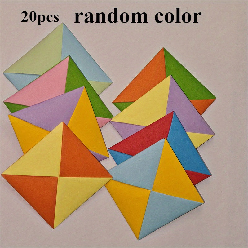 10/20 Pcs Ddakji Game Hardboard Striking Paper Set for Family Travel and Parties