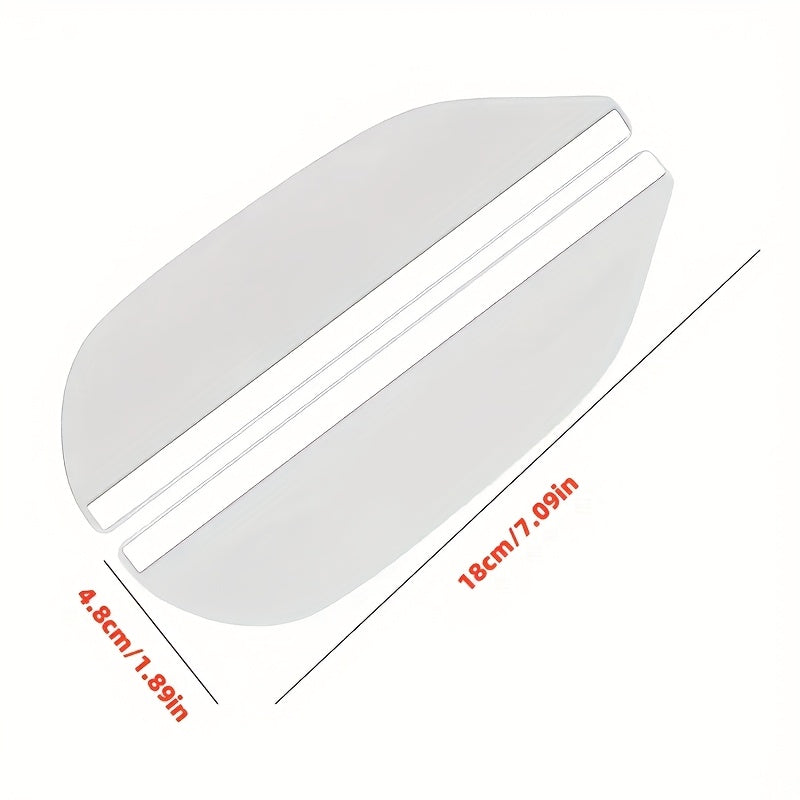 2 dona shaffof avtomobil orqa ko‘zg‘ining yomg‘ir va qor ob-havo uchun yomg‘ir qoplami