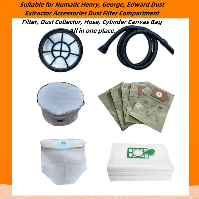 Chang yig'uvchilar uchun aksessuarlar to'plami, filtrlash uchun shlang, yig'uvchi, kanvas sumka