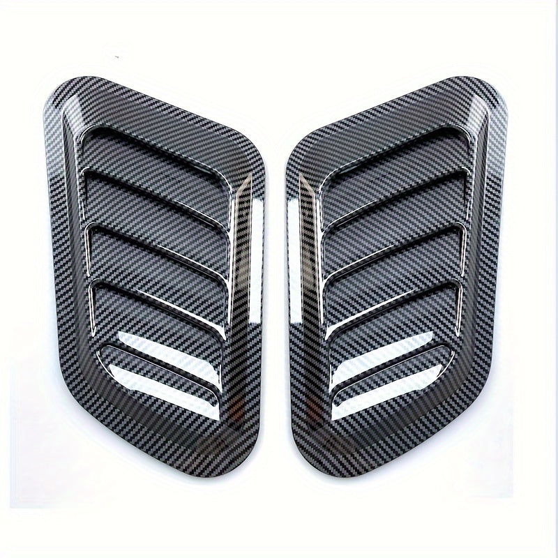 2PCS Car Fake Air Outlet Decorations Shark Gills Simulation Air Intake Accessories