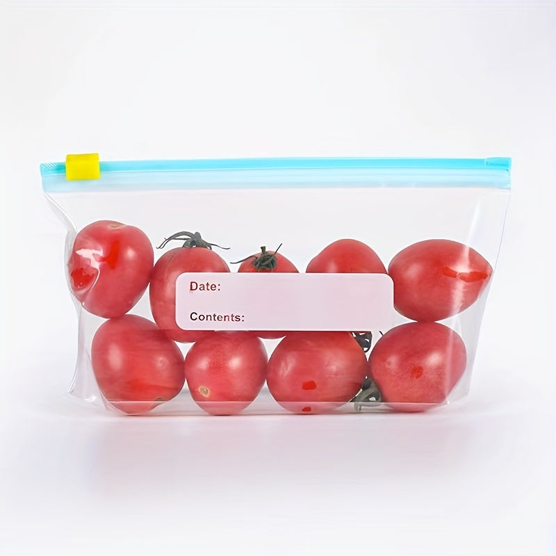 45 ta fermuarli oziq-ovqat saqlash sumkalari to'plami - mevalarni, donlarni, sabzavotlarni va go'shtlarni yangilanish muhr bilan yangi saqlang - muhim oshxona tashkilotchisi aksessuarlar