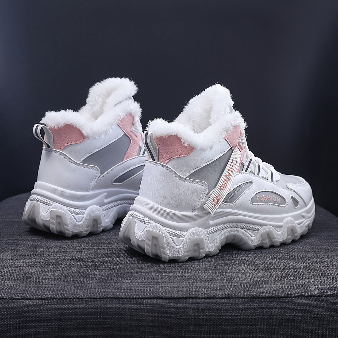 Women Plush Winter Ankle Boots Waterproof Warm Snow Shoes