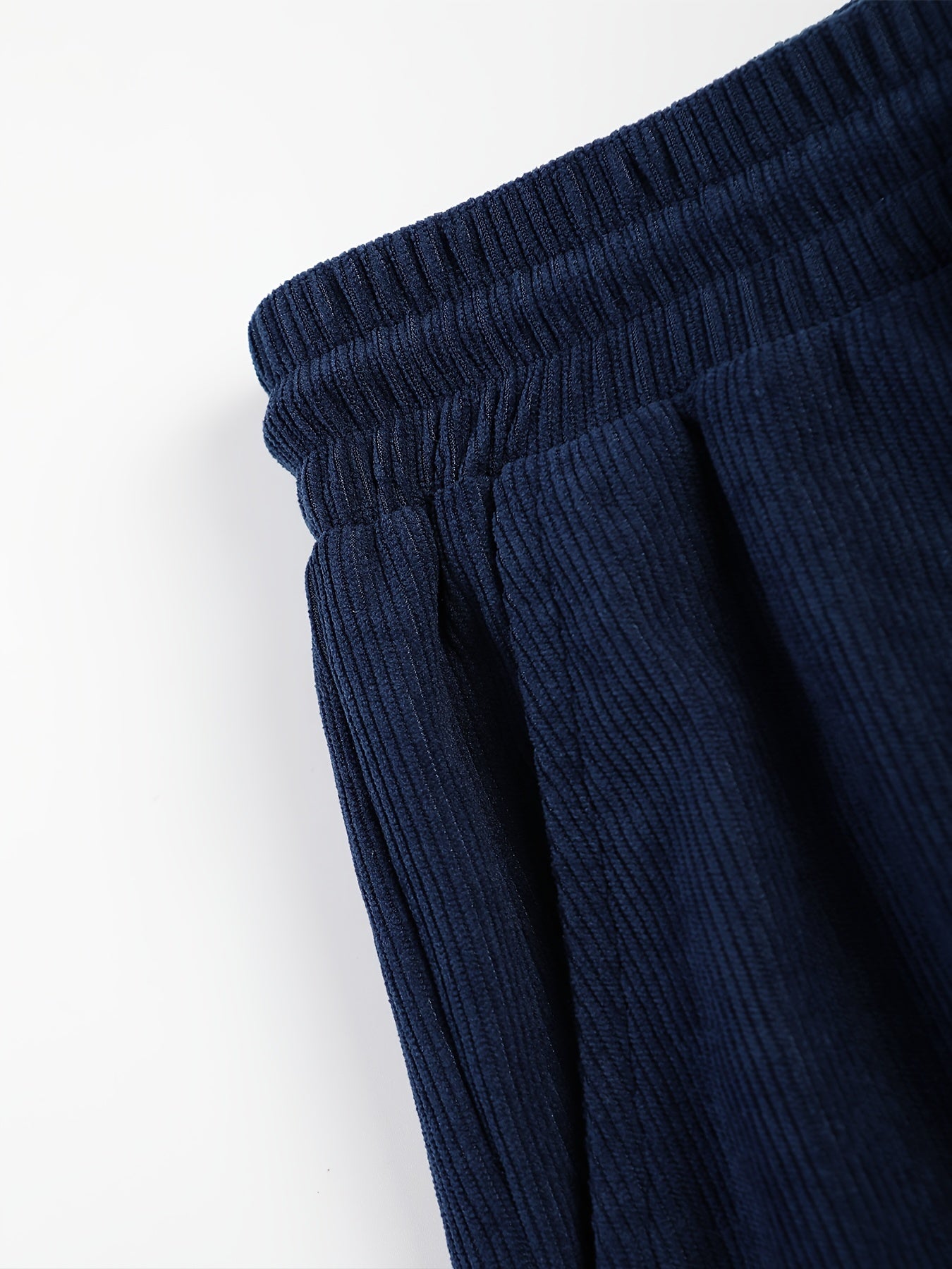 Men's Casual 2-Piece Outfit Plaid Button-Up Shirt and Drawstring Pants Polyester