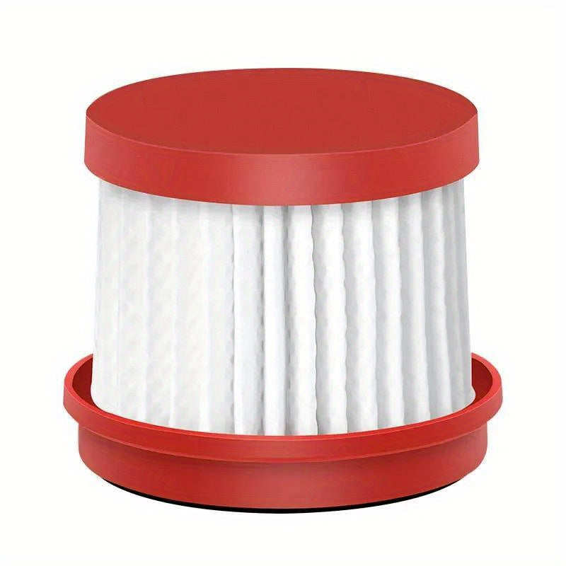 1 dona HEPA Filtri Xiaomi Deerma CM1300/CM1900 Changyutgich uchun almashtirish - Qizil va Oq Yuqori samarali chang to'plash aksessuar, silindrsimon filtr dizayni va mustahkam material bilan.