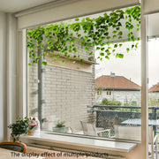 Contemporary Leaf Vine Privacy Window Film Double-Sided Reusable PVC Sticker