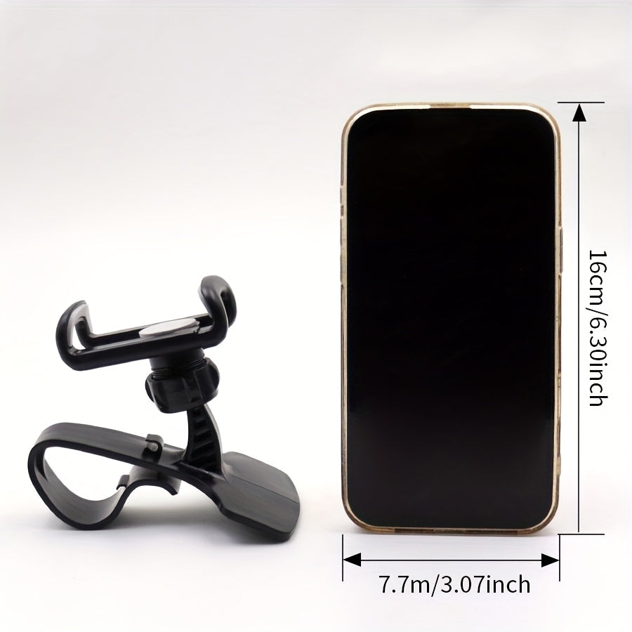 Soporte universal para teléfono de coche, clip de montaje duradero de ABS, soporte para tablero para smartphone