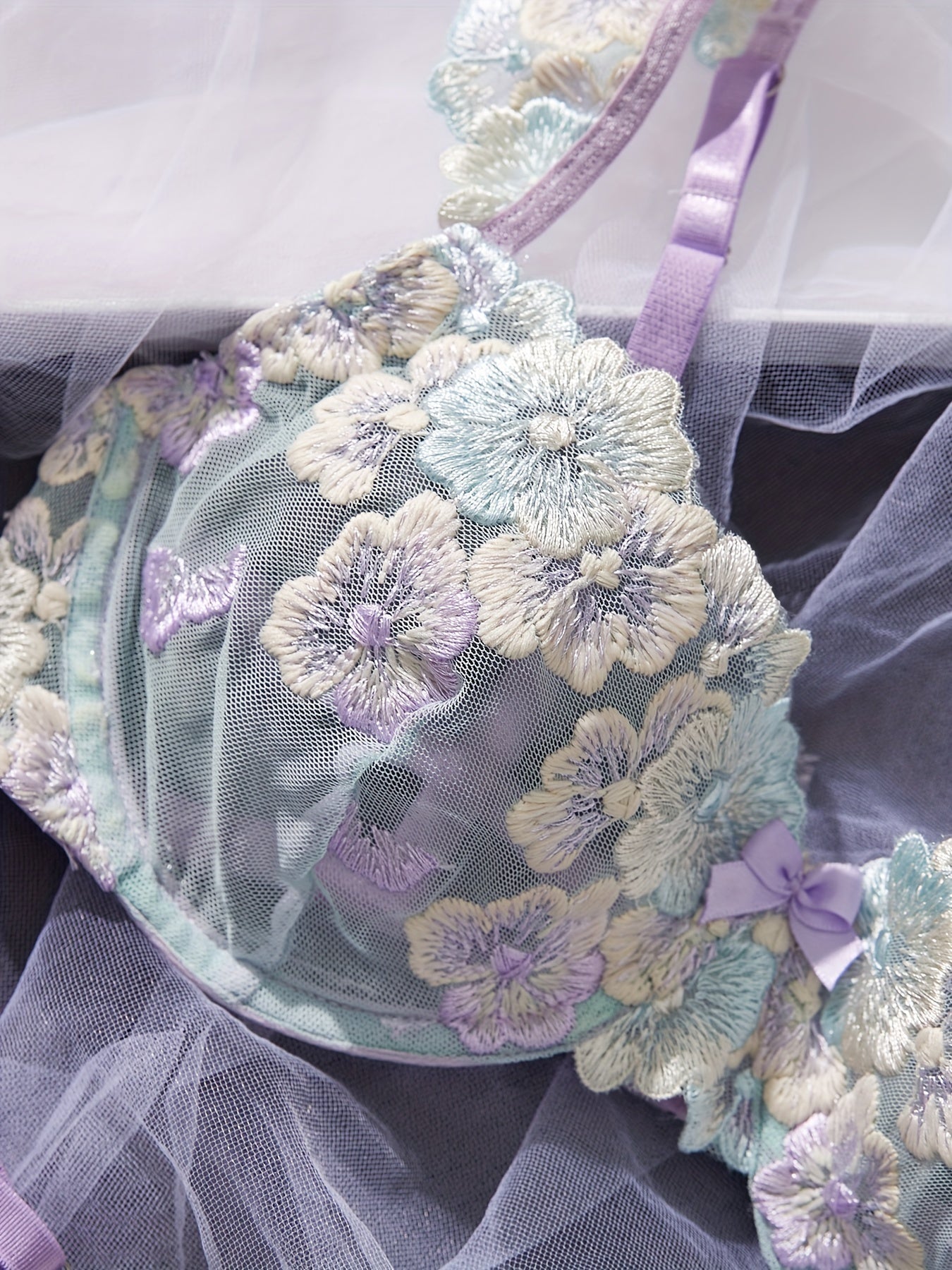 Women's Lingerie Set Sexy Underwear for Women with Lace and Satin Details