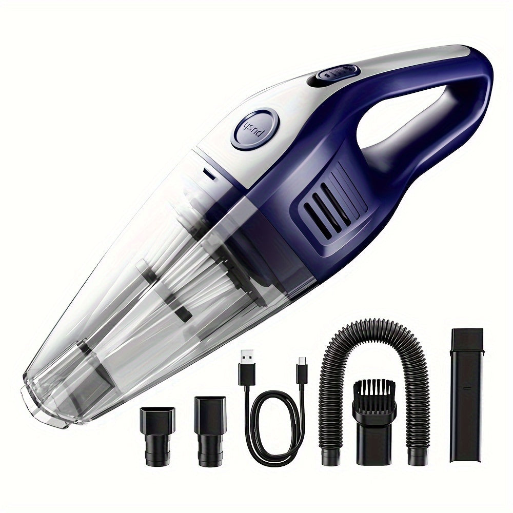 Handheld Cordless Wet Dry Vacuum Cleaner for Home Car Rechargeable Compact