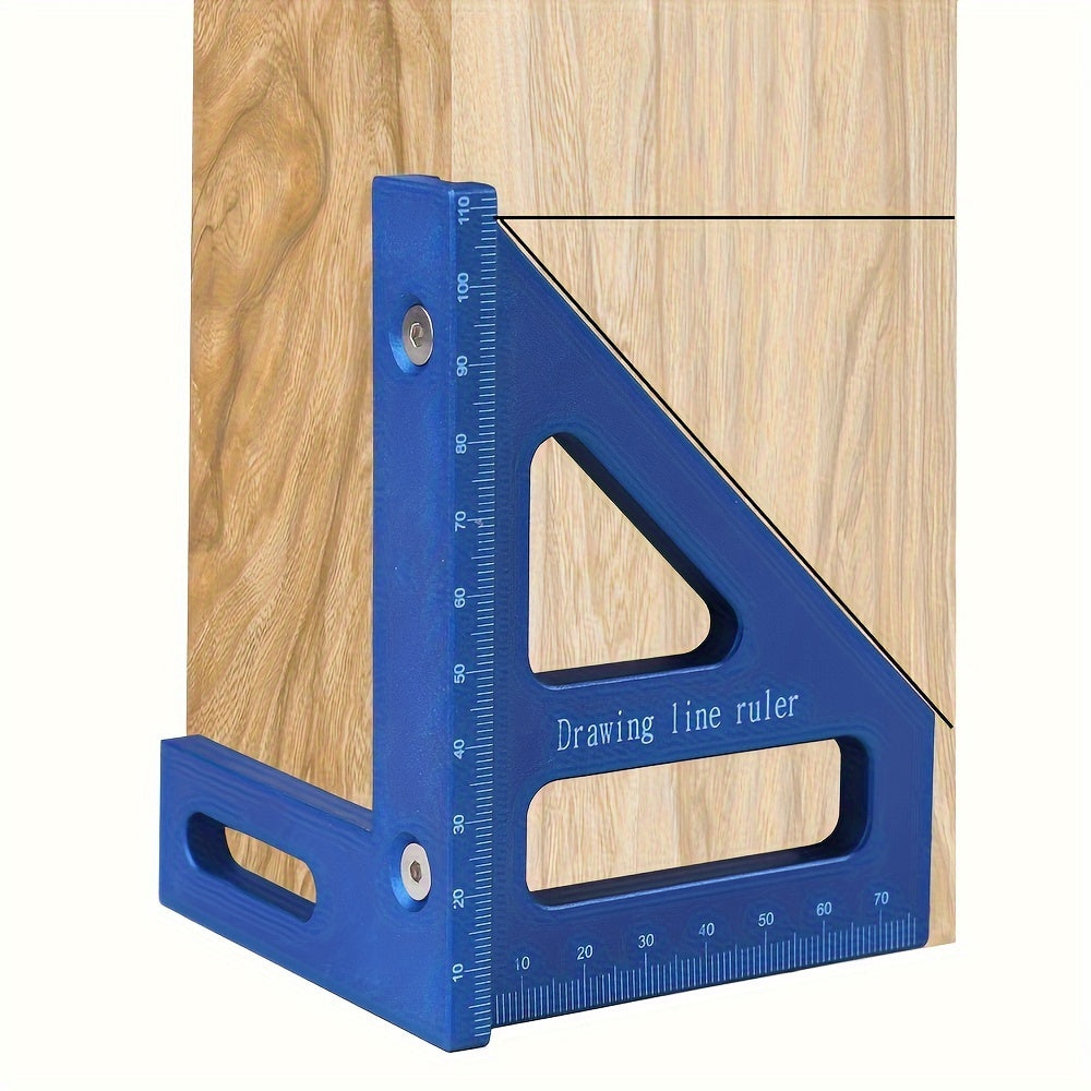 Multi-Angle Measuring Ruler Plastic Carpenter Square Protractor Miter Layout