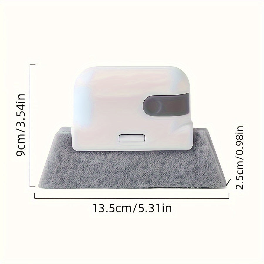 Universal Window Rail Cleaning Brush for Small Gaps and Frames