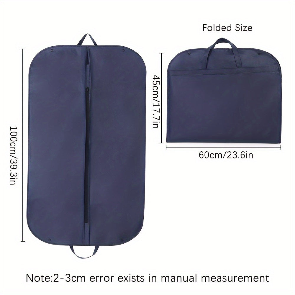 Funda de ropa plegable para armario de dormitorio, bolsa para trajes a prueba de humedad, tela no tejida
