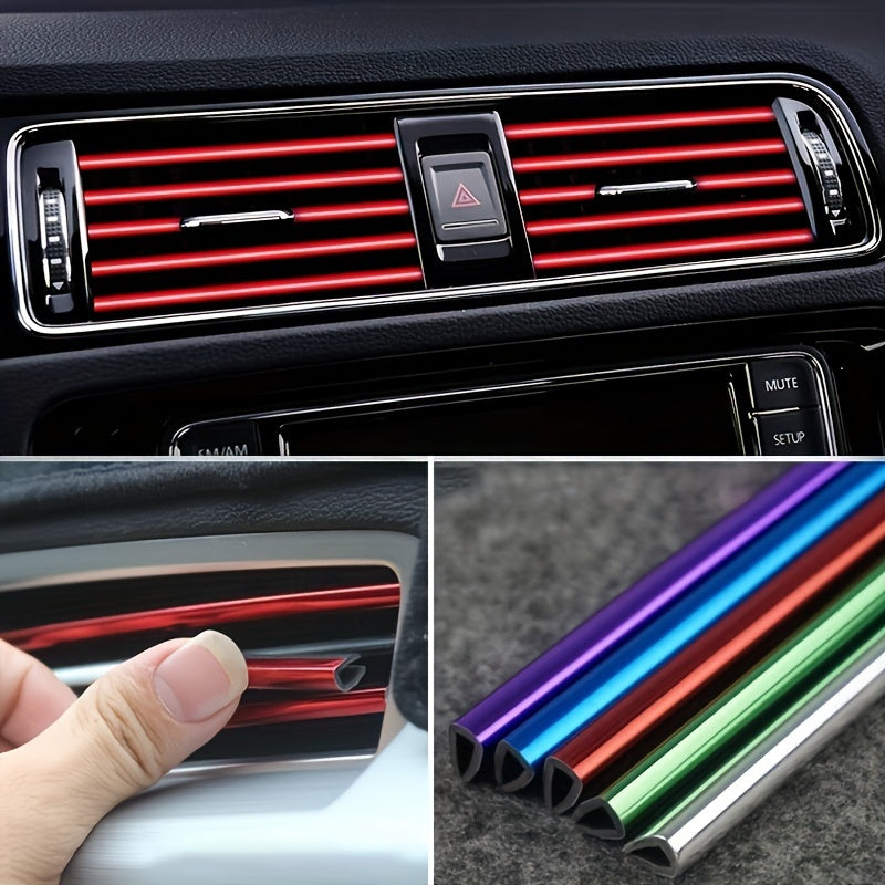 Universal Car Interior Air Conditioning Outlet Decorative Soft Strip