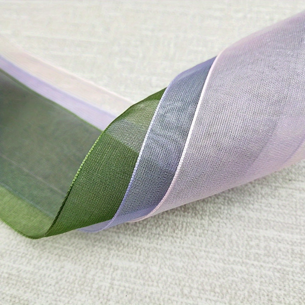 Unisex Transparent Chiffon Flat Shoelaces 2.5cm Widened Wide Bow