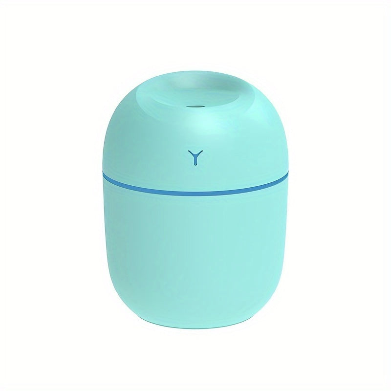 USB-Powered Essential Oil Diffuser Humidifier with Night Light Cold Mist for Home Use in White Mint Green Pink