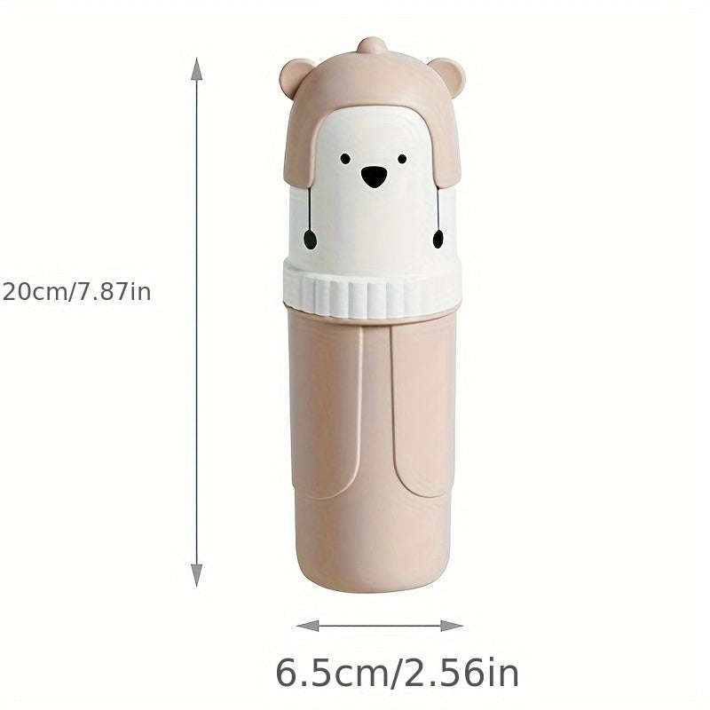 Travel Toothbrush Holder Portable Toothpaste Case For Camping Business Trips Blue Pink Gray